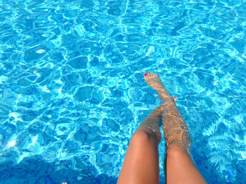 piernas cansadas en verano